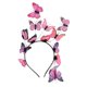 thumbnail image 2 of Banda para el cabello de Crown Diadema de de mariposa Accesorios de fotografía de de aro de cabellero de mariposa 3D, moda y elegante , , tal se describe Rosado Magideal Banda para el cabello de Crown, 2 of 7