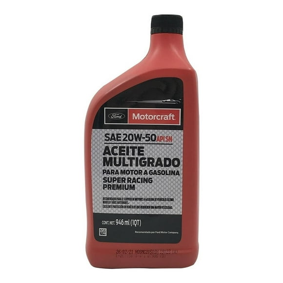 Aceite de Motor 20w50 MOTORCRAFT Super Racing Multigrado