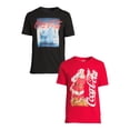 thumbnail image 2 of Coca-Cola Men's & Big Men's Graphic Tees with Short Sleeves, 2-Pack, Sizes S-3XL, 2 of 6