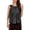 D1349/Black, variant on Afdoent Womens Blouses Peplum Tank Tops Summer Sleeveless Loose Blouse Casual Shirred Flowy Tops Shirt For Women Classic