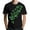 Black, variant on Men's St. Patrick's Day Shamrock Graphic T Shirt Short Sleeve Casual Clover Tee