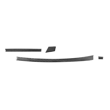 Carbon Fiber Central Console Instrument Strip Trim Sticker For Accord 9th 2013-2016 Accessories