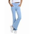thumbnail image 2 of Leggings de Yoga de Mezclilla Ajustados con Bolsillos y Cintura Alta para Mujer Azul L, 2 of 7