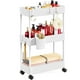 thumbnail image 1 of Carrito de almacenamiento con ruedas Pipishell Slim para baño, color blanco, 1 of 7