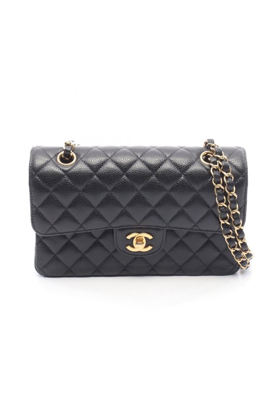 Pre-Owned Chanel Matelass Double Flap Shoulder Bag/Handbag, Caviar Leather (Grained...