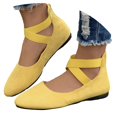 thumbnail image 3 of ibiyuan Wide Toe Box Shoes Women Knit Upper Embroidery Women's Walking Shoes Closures Arch Support on Women Sneakers Lightweight Hands-Free Mary Jane Shoes Barefoot Shoe, 3 of 6