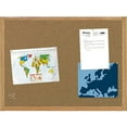 thumbnail image 2 of MasterVision MC040014231 1,5 x 2 Pi Super Valeur Liège Bulletin Board&44; Cadre en Chêne, 2 of 3