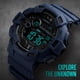 thumbnail image 2 of Mirar Skmei 1472 reloj analógico digital luminoso deporte al aire libre reloj de los hombres reloj digital 5bar impermeable reloj de alarma del vaquero militar de moda relojes relogio mascul 1 1, 2 of 5