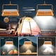thumbnail image 2 of Reflector LED Recargable Luz de Trabajo Linterna Portátil con Panel Solar, Lámpara Recargable USB de 12000 mAh, para Camping, Sitio de Construcción, Garaje, Trabajo, 2 of 5