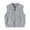 Grey, variant on XKHAZA Kids Boys Girls Zip Up Sweatshirt Vest Sleeveless Baseball Collar Gilet Toddler Sports Waistcoat Light Fleece Lined Outerwear