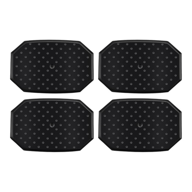4x fl34 5586-aa Insertos de buje aislante de ballesta trasera de repuesto negro para accesorios resistentes de alto rendimiento F150