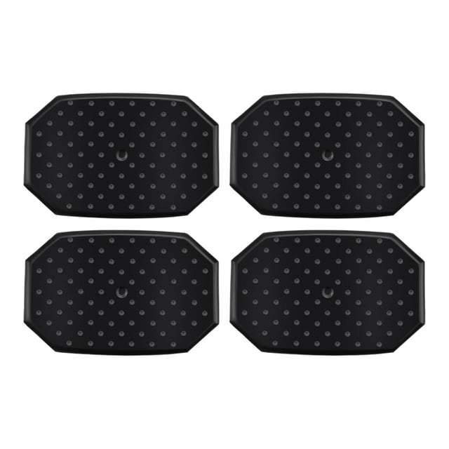4x fl34 5586-aa Insertos de buje aislante de ballesta trasera de repuesto negro para accesorios resistentes de alto rendimiento F150