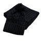 thumbnail image 1 of Señoras de invierno de las mujeres de invierno sombrero de punto y lazo Bufanda Crochet Snood Lana Bufanda Sombrero Set Mahua Knit Hat Set, 1 of 4