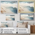 thumbnail image 4 of Designart "Contemporary Azure And Taupe Sands From Above V" Coastal Beach Sand Wall Art Prints, 4 of 7