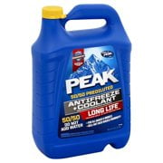 6 One Gallon - (6 pack) PEAK Long Life 50/50 Prediluted Antifreeze and Coolant 1 Gallon