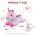 thumbnail image 5 of Niuniu Daddy 19'' Weighted Unicorn Stuffed Animal Soft Giant Mommy Unicorn with 4 Baby  Plush Toys, 5 of 11