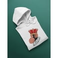 thumbnail image 3 of A Monkey In A Crown Hoodie Men -Image by Shutterstock, Male Large, 3 of 4