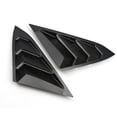 thumbnail image 2 of Para 2016-2019 embellecedor de cubierta de persianas de ventana trasera negro mate, 2 of 4