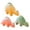 A, variant on HJJLRH Dinosaur Stuffed Animals, Small Dinosaur Plush Dolls Toys Set, Dino Plushies, Cute Stuff for Kids Girls Boys, Baby Shower, Easter Basket Stuffers