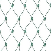 Holiday Time 150-Count Cool White Random Twinkle LED Net Lights, with Green Wire, 24 sq. ft.
