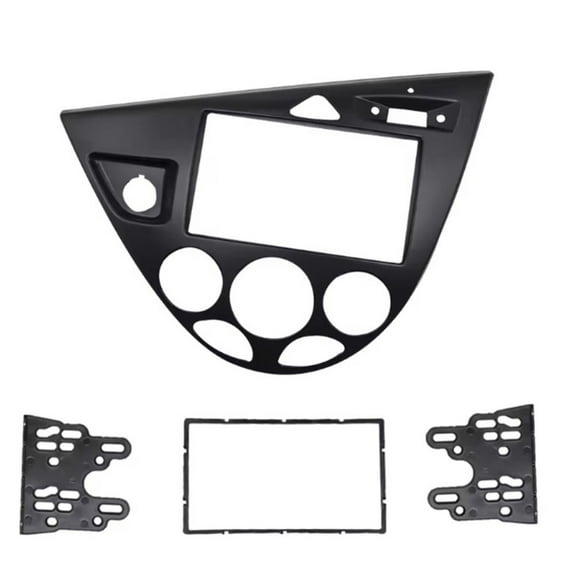Lhd 2 Din Car Instrument Radio Panel Dash Fascia Plate Frame For Ford For Focus For Fiesta 1998-2006 Interior Parts