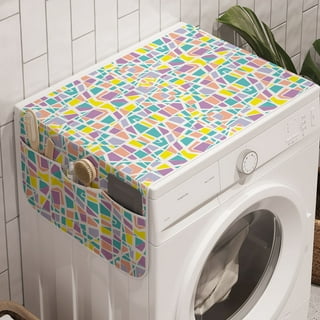 Abstract Washer Cover, Continuous Composition Cubes Geometric