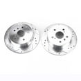 thumbnail image 2 of Power Stop Rear Pair of Drilled and Slotted Brake Rotors JBR1145XPR, 2 of 2