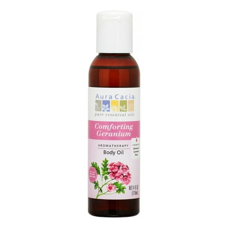 - Aura Cacia Aromatherapy Body Oil, Sweet Rose, 4 Oz