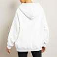 thumbnail image 5 of kytmyeq Womens Oversized Sweatshirts Fleece Hoodies Long Sleeve Shirts Pullover Fall Clothes With Pocket, 5 of 6