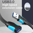 thumbnail image 3 of 3/2/1.5/1/0.5m USB 3.0 Male to Female Extension Cable High Speed Data Sync Cord, 3 of 8