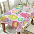 thumbnail image 4 of Coolnut Easter Eggs Rectangle Tablecloth, Waterproof Washable Polyester Table Cover for Kitchen Dinner Party, 60 x 120 Inch House Decor, 4 of 7