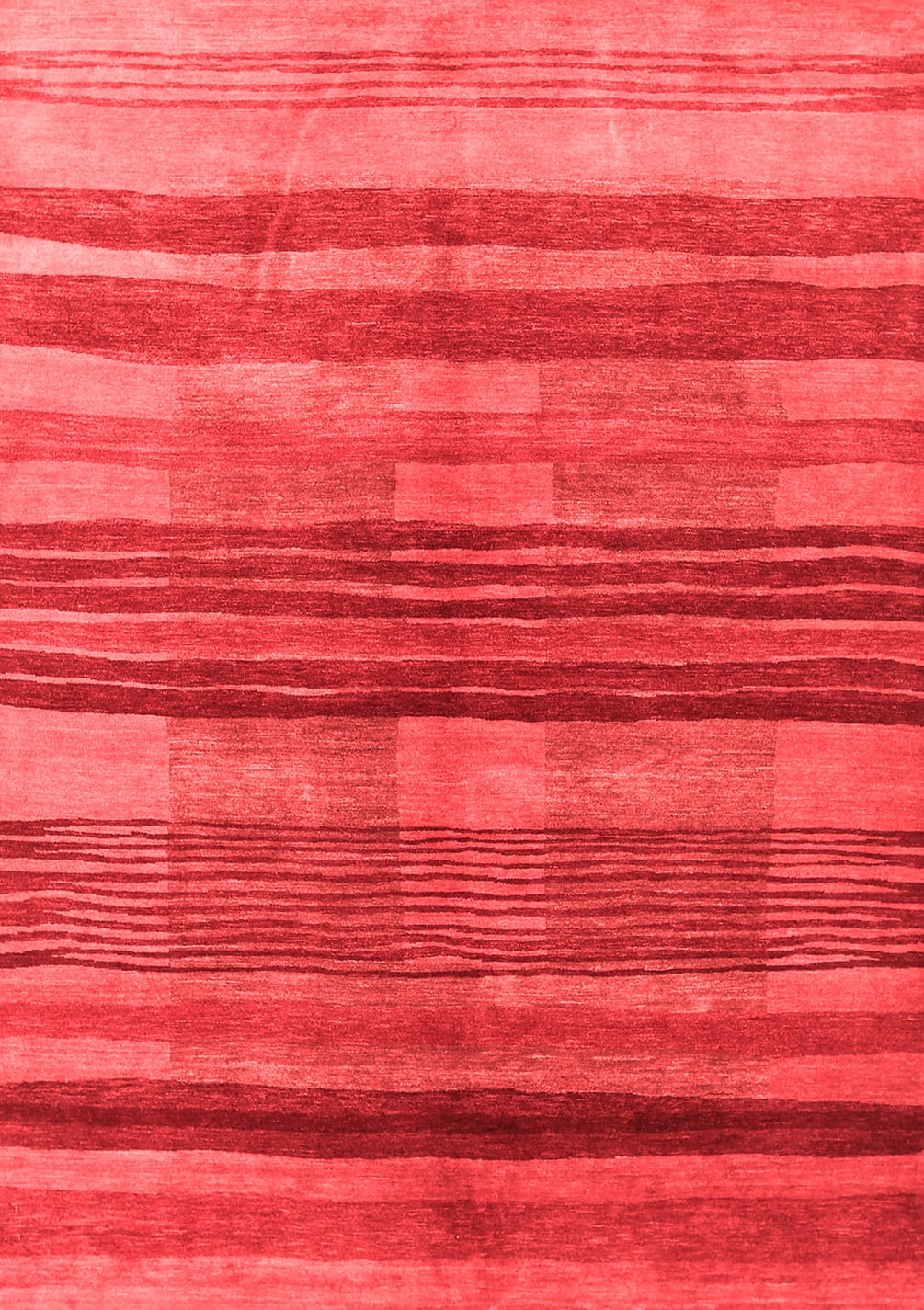 Ahgly Company Indoor Rectangle Abstract Red Contemporary Area Rugs, 2 ...