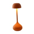 thumbnail image 3 of Lámpara de mesa Salvador Lámpara de escritorio de metal Portátil con interruptor táctil recargable Naranja 11 cm x 30 cm, 3 of 10