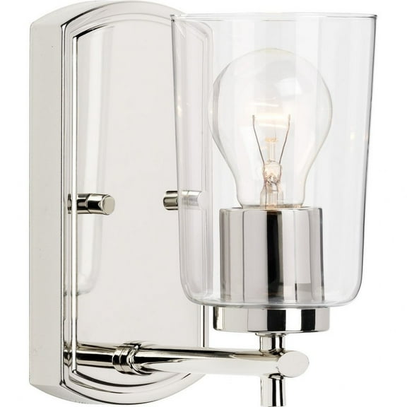 P300154-104-Progress Lighting-Adley - 1 Light - Cylinder Shade in New Traditional and Transitional and Traditional style - 4.5 Inches wide by 7.75