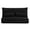 Black, variant on Gymax Floor Sofa Bed 6-Position Adjustable Sleeper Lounge Couch with 2 Pillows Blue