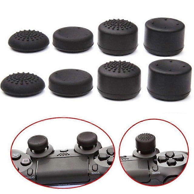 8X Silicone Replacement Key Cap Pad for PS4 Controller Gamepad Game Accessories