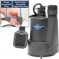 Superior Pump 92330 1/3 HP Thermoplastic Utility Multi Use Water Sump Pump with Tethered Float