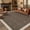 Brown, variant on Washable Rugs 2x6 Hallway Runner Non Slip Kitchen Rugs Soft Non Shedding Low Pile Entryway Rug Jute Color Farmhouse Runners Stain Resistant Carpet for Bath Laundry Room Bedside, Jute Color