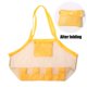 thumbnail image 4 of Bolsa de Playa de Gran Capacidad para Exteriores: Bolsa de Malla para Guardar Juguetes de Arena y Herramientas, de Nailon Transpirable para Piscina, Natación y Navegación, Color Azul, Verde y Naranja, 4 of 6
