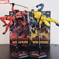 thumbnail image 2 of Figura de acción de Deadpool Wolverine de Marvel Legends original y popular, modelo Deadpool 3 serie ZD, estatua de anime, figurita de regalo, juguete para niños, 2 of 5