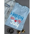 thumbnail image 3 of 4Th Of July Cupcake T-Shirt Women -Image by Shutterstock, Female Medium, 3 of 4
