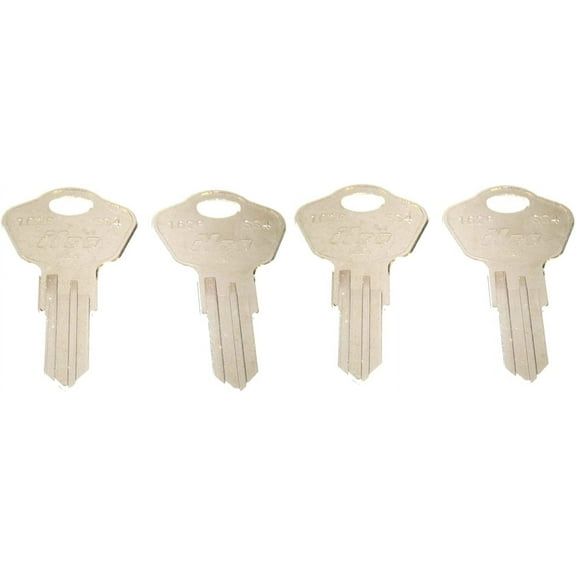 3J2 Lock Key, 3J2 Keys (3J2), Silver, New and Replaceable Key, 4 3J2 Keys (3J2), Fits s 1100 1160 1170 1200 HO100 1170BLK (3J2)