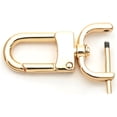 thumbnail image 2 of 2pcs Detachable Snap Hook Swivel Clasp w/Screw Bar Bag Strap Hardware Replacement, for Bag Strap Purse Lanyard DIY Craft Hardware (1 Inch, Gold), 2 of 5