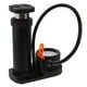 thumbnail image 3 of WORGEOUS Mini bomba de piso de neumático de bicicleta portátil Bomba de pie de alta presión Bicicleta MTB Inflador de piso de pie Bomba de pie activada con barómetro (negro), 3 of 7
