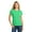 Green, variant on District Made Ladies Perfect Tri Crew Tee-S (Green Frost)