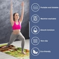 thumbnail image 2 of Coconut Jujube Tree Gym Yoga Mat Towel with Storage Bag, 72.8"x26.8" - Pilates, Fitness, Yoga Blankets - Suitable for Yoga, Pilates, Fitness, etc., 2 of 6