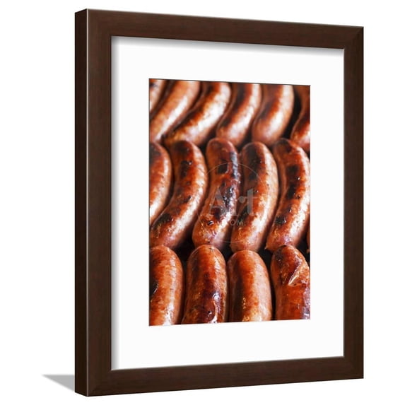 HalfSmokes, the Washington DC Style Sausage, Framed Art Print Wall Art by Jon Hicks Sold by Art.Com