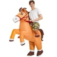 thumbnail image 3 of Disfraz inflable de caballo KOOY Ride On Cowboy para adulto, 3 of 6