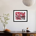 thumbnail image 4 of Red Fall Leaves on Black and White, Framed Art Print Wall Art by deberarr Sold by Art.Com, 4 of 6