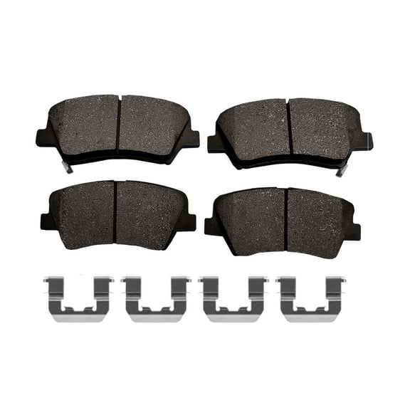 Front Ceramic Brake Pad Kit For 2013 2014 Hyundai Elantra Coupe